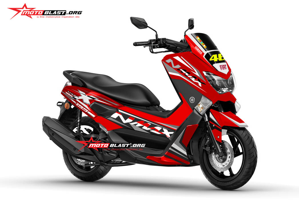 Vario Modif N Max. Modifikasi NMAX RED GREY FRESH