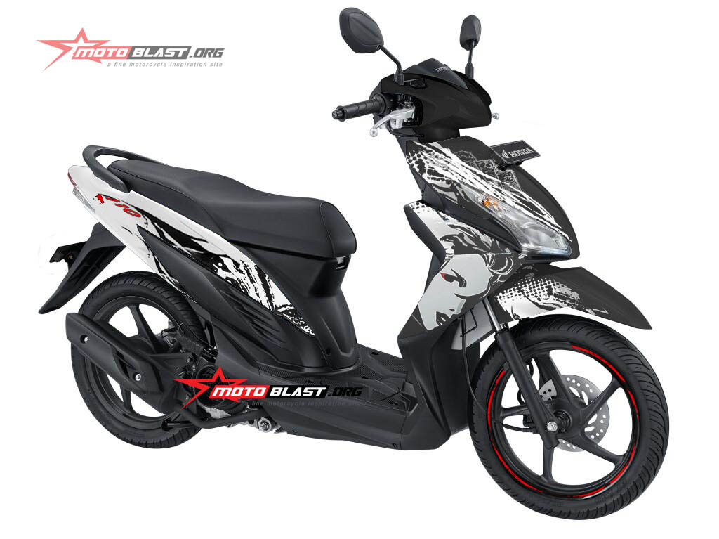Honda Vario 110 Fi Modif. Striping Kabuki Honda Vario 110 Fi