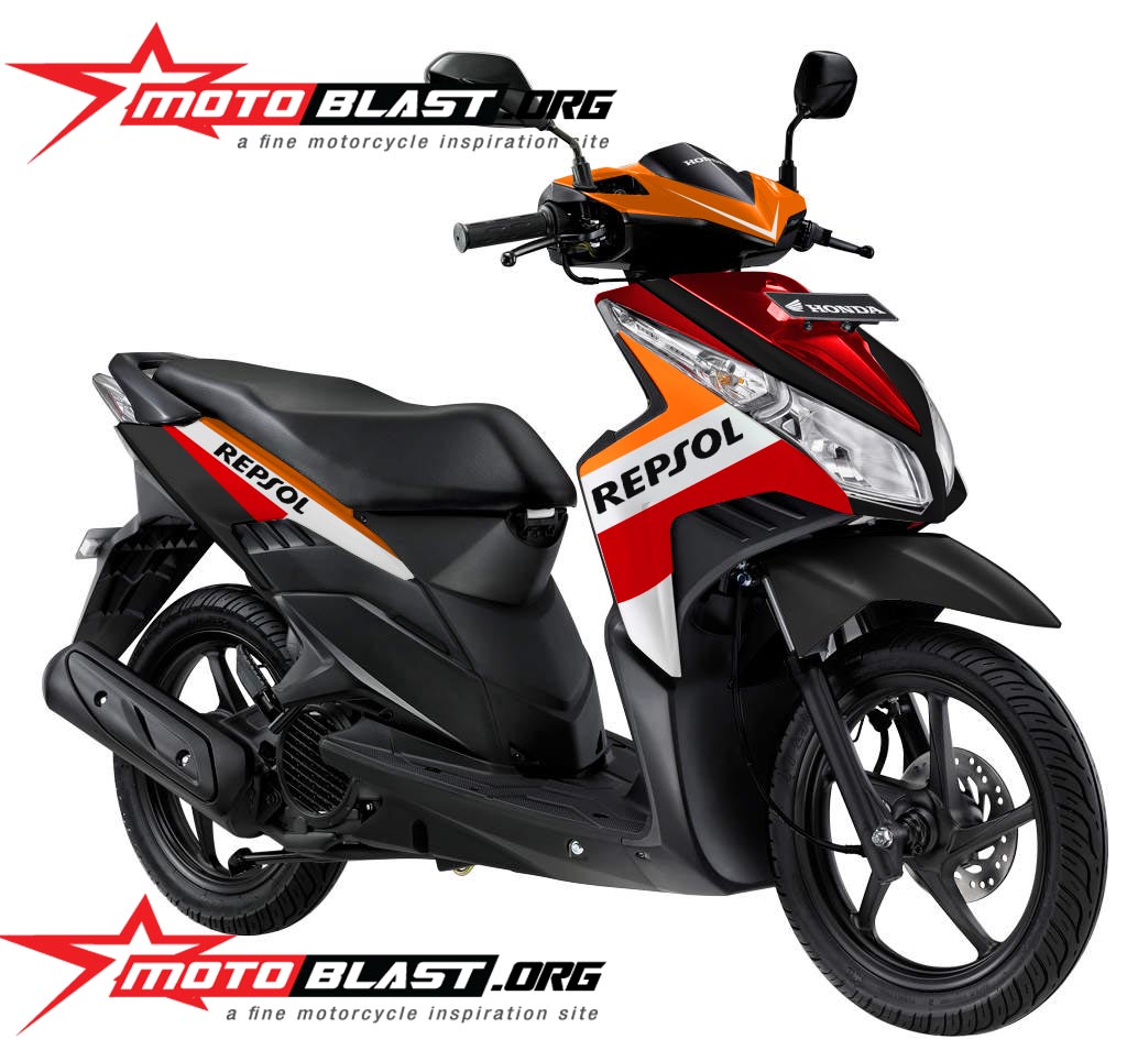 Modifikasi Striping Thailook Vario 110. Modif Vario 110 Hitam : Vario Holic