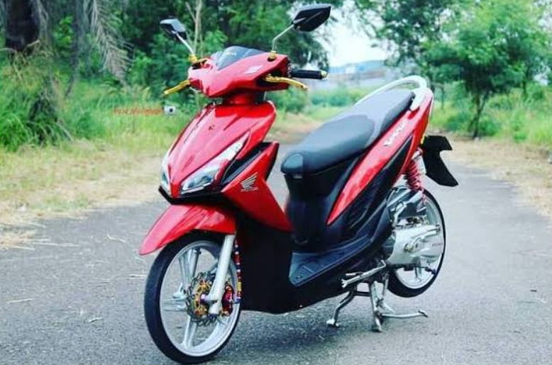 Modif Vario 110 Hitam. Variasi Vario 110 Hitam Doff : Vario Holic