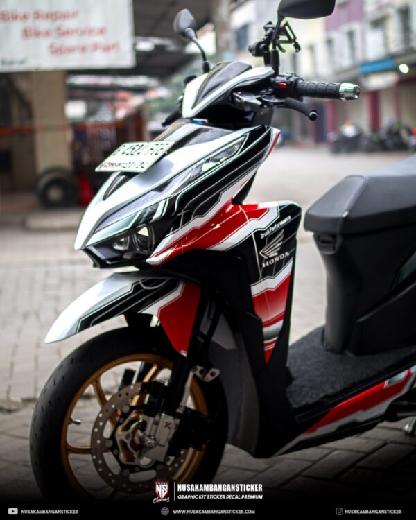 Modif Stiker Vario 125. Modifikasi Stiker Vario Merah : Vario Holic