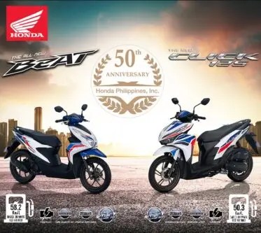 Trái Zin Vario 125. Honda Rilis Beat dan Click 125 50th Anniversary Limited Edition di Filipina