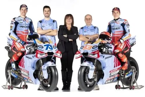 Honda Vario 110 Road Race. Gresini Racing Luncurkan Livery MotoGP 2024 Sekaligus Pamerkan Rider Baru