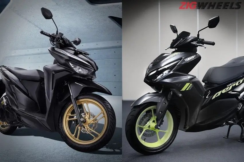 Aerox Vs Vario 150 Bagus Mana. Komparasi Petarung Ideal, Yamaha Aerox 155 Connected vs Honda Vario 150