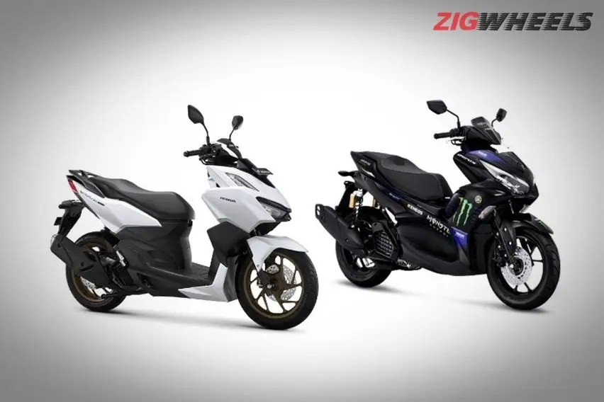 Vario 160 Vs Aerox. Honda Vario 160 vs Yamaha Aerox 155 Connected/ABS, Unggul Mana?