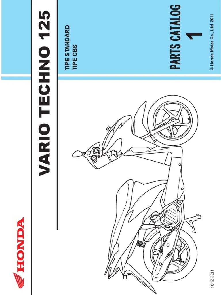 Katalog Sparepart Honda Vario 125. Katalog Suku Cadang Vario 125