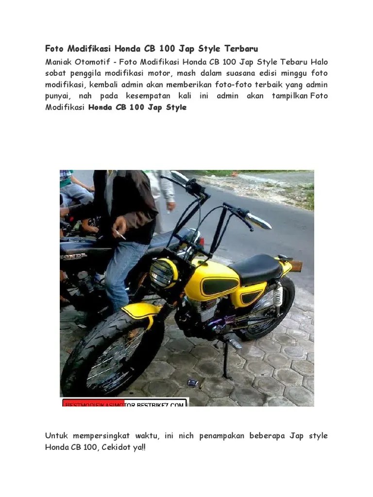 Vario Modif Japstyle. Foto Modifikasi Japstyle