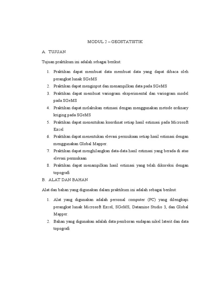 Variogram In Python. Modul 2 - Sgems PDF