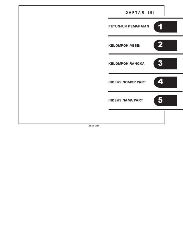 Katalog Vario Karbu. Katalog Suku Cadang Honda Vario 150 ESP K59