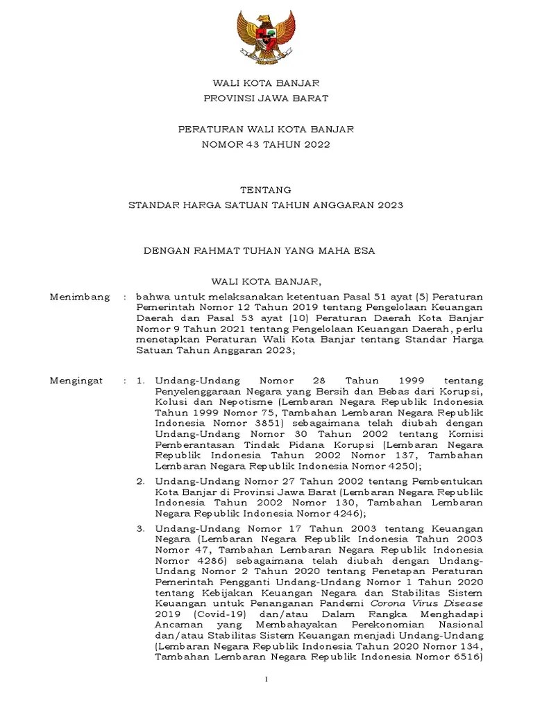 Bti Vario Sol Matte. Perwal Nomor 43 Tahun 2022 TTG Standar Harga Satuan 2023
