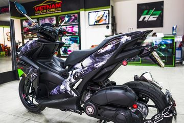 Dán Decal Xe Vario 2019. Yamaha Aerox Nakutin, Decal Seram, Teriakan Knalpot Z1000 Makin Horor