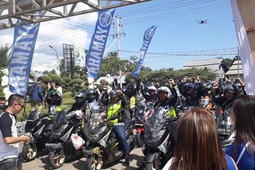 Modifikasi Motor Vario 150 Pontianak. MAXI Yamaha Day Pontianak Gelar Touring 150 km, Para Peserta Antusias dan Puas
