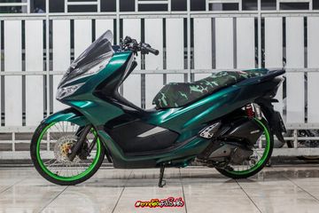 Modif Motor Vario 150 Thailook. Honda PCX 150 Thailook, Lihat Warna Jok Dan peleknya Bikin Serasi