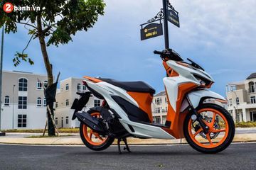 Modif Skotlet Vario 150 Warna Putih. Honda Vario 150, Paduan Dua Warna Tampilan Terlihat Fresh Dan Stylish