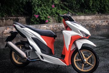 Vario Warna Gold. Tampil Berkelas Honda Vario 150 Pakai Warna Cerah dan Pelek Emas