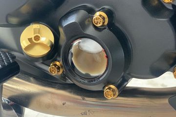 Tutup Filter Vario 125 Transparan. Pasang Cover Filter Transparan di Yamaha MX King, Cek Oli Jadi Mudah