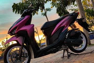 Modifikasi Warna Motor Honda Vario 150 Cc. Black Rose: Modifikasi Keren Honda Vario 150, Warna BodinyaMenawan