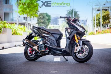 Modif Vario 125 Techno Jadi Moge. Honda Vario 125 Kelewat Sangar, Kepala Kena Penggal, Kaki-kaki Sekelas Moge