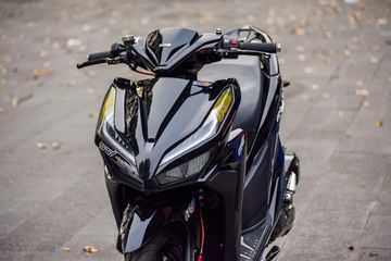 Modifikasi Audio Motor Vario. Modifikasi Honda Vario 150, Area Kokpit Ramai Part Mewah, Kaki-kaki Makin Sangar