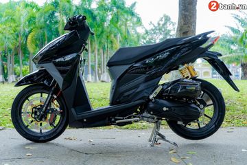 Modif Vario 150 Hitam. Honda Vario 150 Keren, Jubah Serba Hitam dan Pakai Part-part Premium