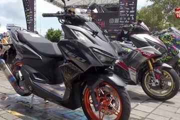 Kontes Modifikasi Honda Vario. Belum Seumur Jagung, Honda Vario 160 dan Yamaha Fazzio Sudah Turun Kontes