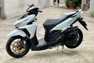 Modifikasi Vario 150 Putih Simple. Honda Vario 150 Berbodi Putih Mulus, Dimodif Apik Makin Mempesona