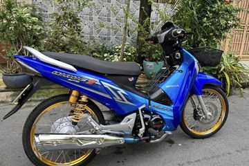 Vario 125 Trung Quoc. Honda Supra X 125 Jubah Biru, Pakai Sok Ohlins dan Pengereman Brembo