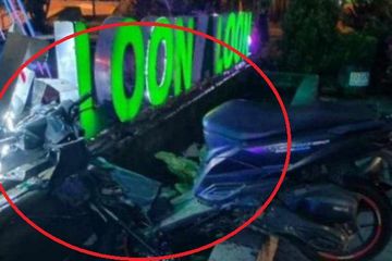 Honda Vario Bekas Tulungagung. Rangka Honda Vario 150 Terpenggal, Musuh Cuma Neon Box Alun-alun Tulungagung