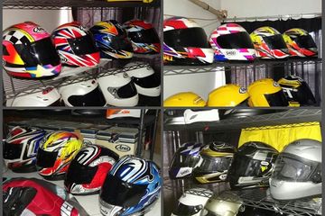 Honda Vario Seken Jakarta. Gasoline Helmet Station, Jualan Helm Seken Branded di Jakarta