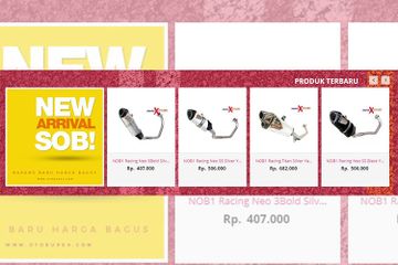 Harga Knalpot Nobi Buat Vario 150. Cari Knalpot Motor Bebek? Beragam Knalpot NOB1 Ready Stock di Otobursa.com!