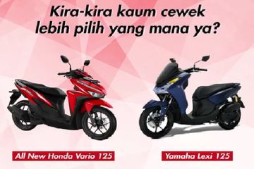 Motor Honda Vario Cantik. Survei Lima Wanita Cantik, Pilih Honda All New Vario 125 Atau Yamaha Lexi Ya?