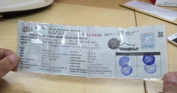 Harga Vario 150 Bekas Stnk Only. Bisakah Motor Bekas Hanya STNK Only Dibuatkan BPKB? Begini Penjelasan Polisi