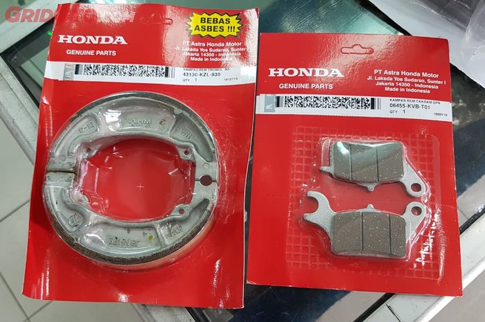 Kampas Depan Vario. Segini Biaya Ganti Kampas Rem Honda BeAT di Bengkel Resmi, Murah!