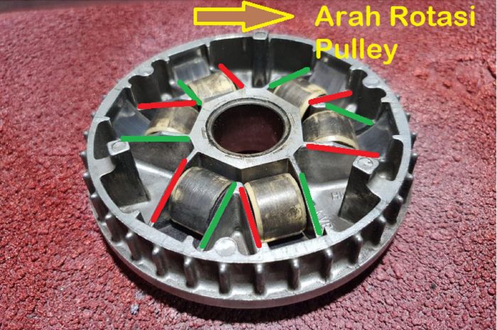 Cara Pasang Roller Vario Yang Benar. Cuma Gara-gara Pasang Roller Terbalik, Tarikan Motor Matic Jadi Berat