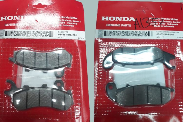 Harga Rem Tangan Motor Vario. Catat, Ini Beda Kampas Rem Depan All New Honda PCX 150 CBS dan ABS