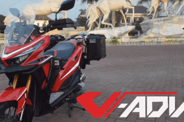 Vario Modif Adventure. Bikin Ngiler, Rombakan Honda Vario Mirip Matik Adventure X-ADV