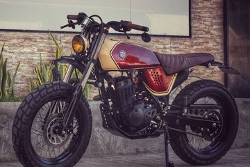 Modifikasi Motor Trail Honda Vario. Motor Trail Honda XR125 Dibikin Klasik dan Rapi