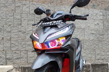 Lampu Modifikasi Vario 150. Mirip Burung Hantu, Segini Biaya Custom Lampu Depan di Honda Vario 150