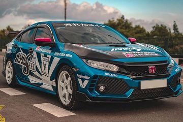 Dán Decal Xe Vario 2019. Menginspirasi, Modif Honda Civic Turbo Dengan Decal Tokyo Style