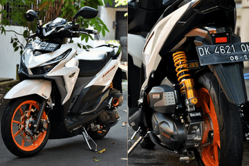 Vario 150 Modif Racing. Modifikasi Honda Vario 150, Tampang Sporty, Kaki-kaki Beraura Racing