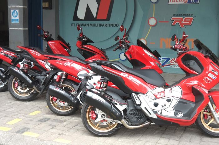 Velg Rcb Vario Pnp Nmax. NMAX, Aerox, PCX dan ADV150 Kompak Satu Livery, Pelek Hingga Knalpot Senada