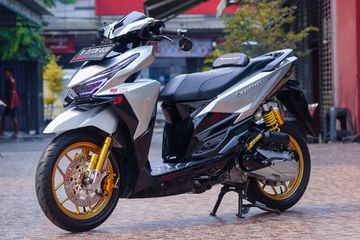 Modif Motor Honda Vario 150. Modif Simpel Honda Vario 150, Bodinya Resik Pamerkan Aura Sporty