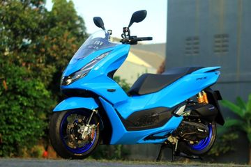 Vario Modif Pcx. Ogah Nunggu Vario 160, Honda PCX 160 Jadi Korban Modif, Tampangnya Eksentrik