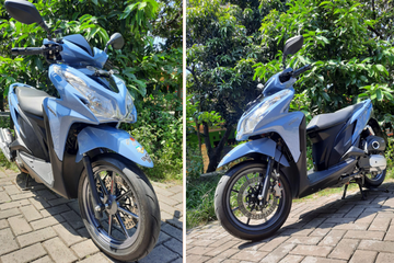 Vario 125 Road Race Style. Honda Vario 125 Lama Modif Simpel, Warna Unik Plus Setup Kaki Menarik