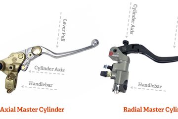 Master Rem Nissin Vario 150. Apa Bedanya Master Rem Jenis Axial dengan Radial, Pakemnya Beda?