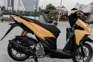 Vario 125 Vàng Cát 2021. Honda Vario 125 Dapat Modif Apik, Tampilan Makin Elegan dan Mewah