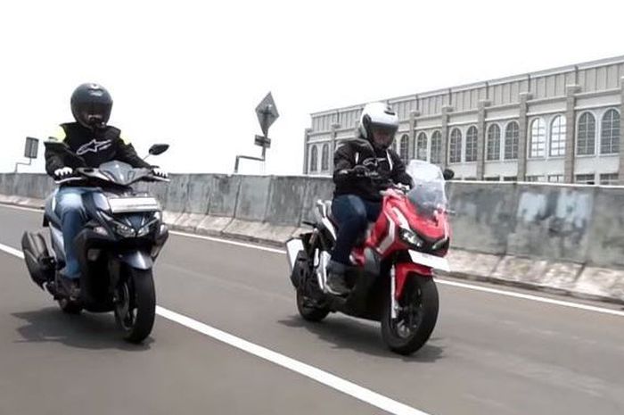Vario 150 Vs Nmax Top Speed. Adu Kencang Honda ADV 150 Vs Yamaha Aerox 155, Siapa Yang ditinggal Sekebon?