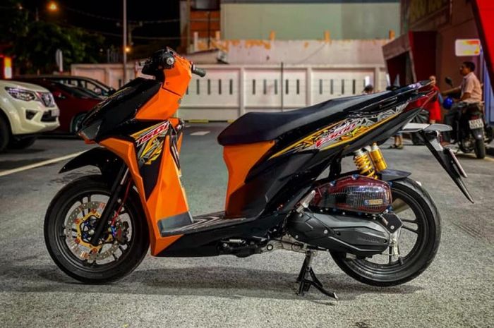 Vario Full ốc Titan. Honda Vario 150 Kena Modifikasi Simpel, Grafis Bodi Nyentrik Banyak Part Spesial