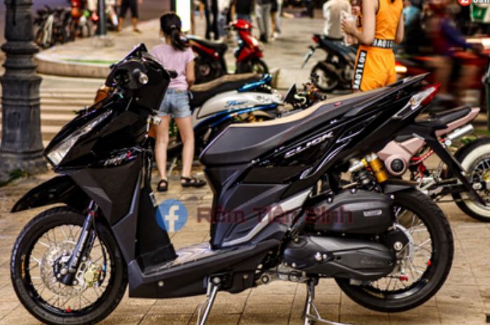 Modifikasi Motor Vario 150 Black. Modifikasi Motor Honda Vario 150 Asli Vietnam, Makin Elegan Dengan Balutan Warna Full Black