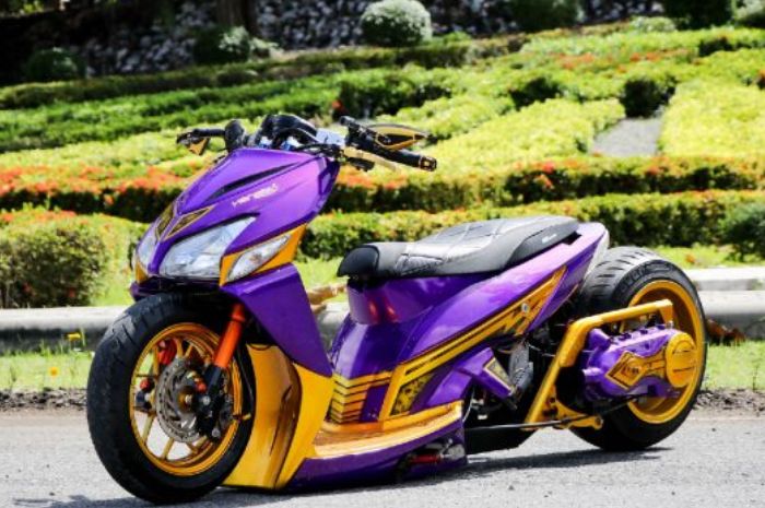 Modifikasi Vario 110 Lowrider. Modifikasi Motor Honda Vario 110, Makin Keren dengan Konsep Lowrider